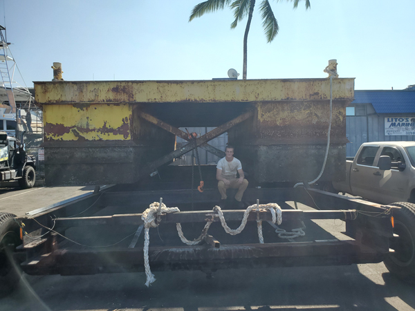 The barge "Little Samson"