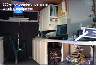270-amp topside/underwater welding equipment